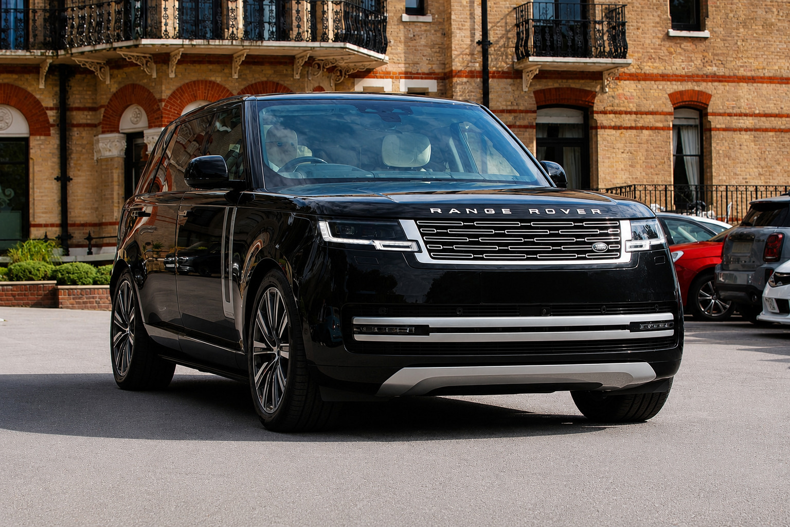 Executive features layout inside a premium Range Rover