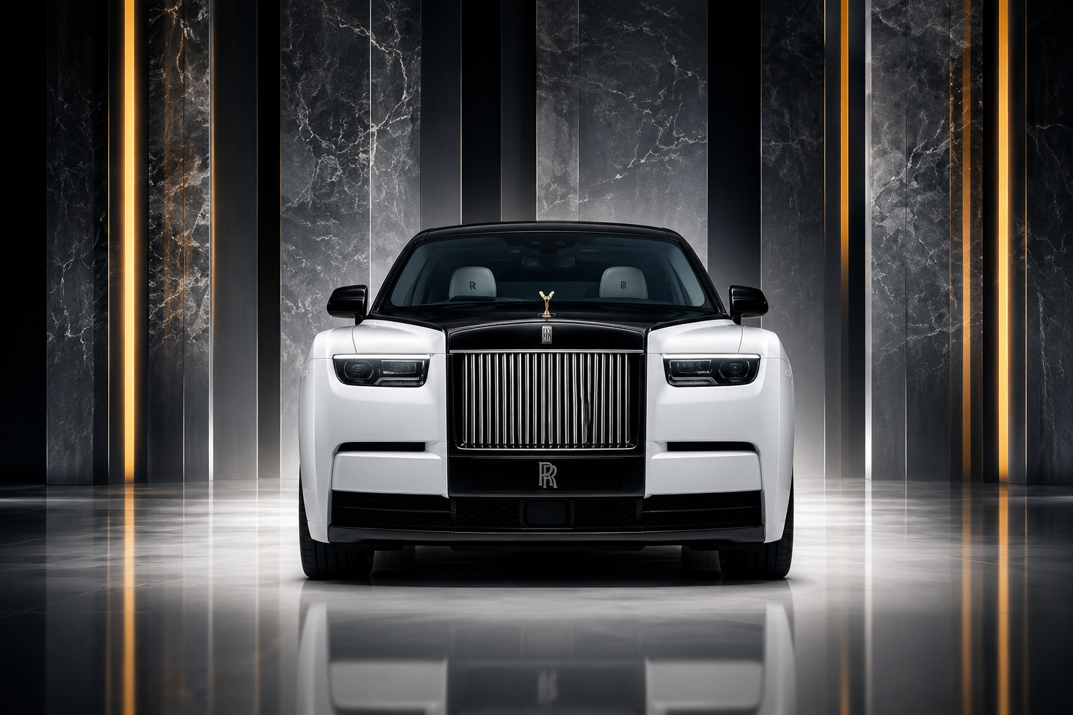 Chauffeured Rolls Royce Phantom executing private executive travel in London