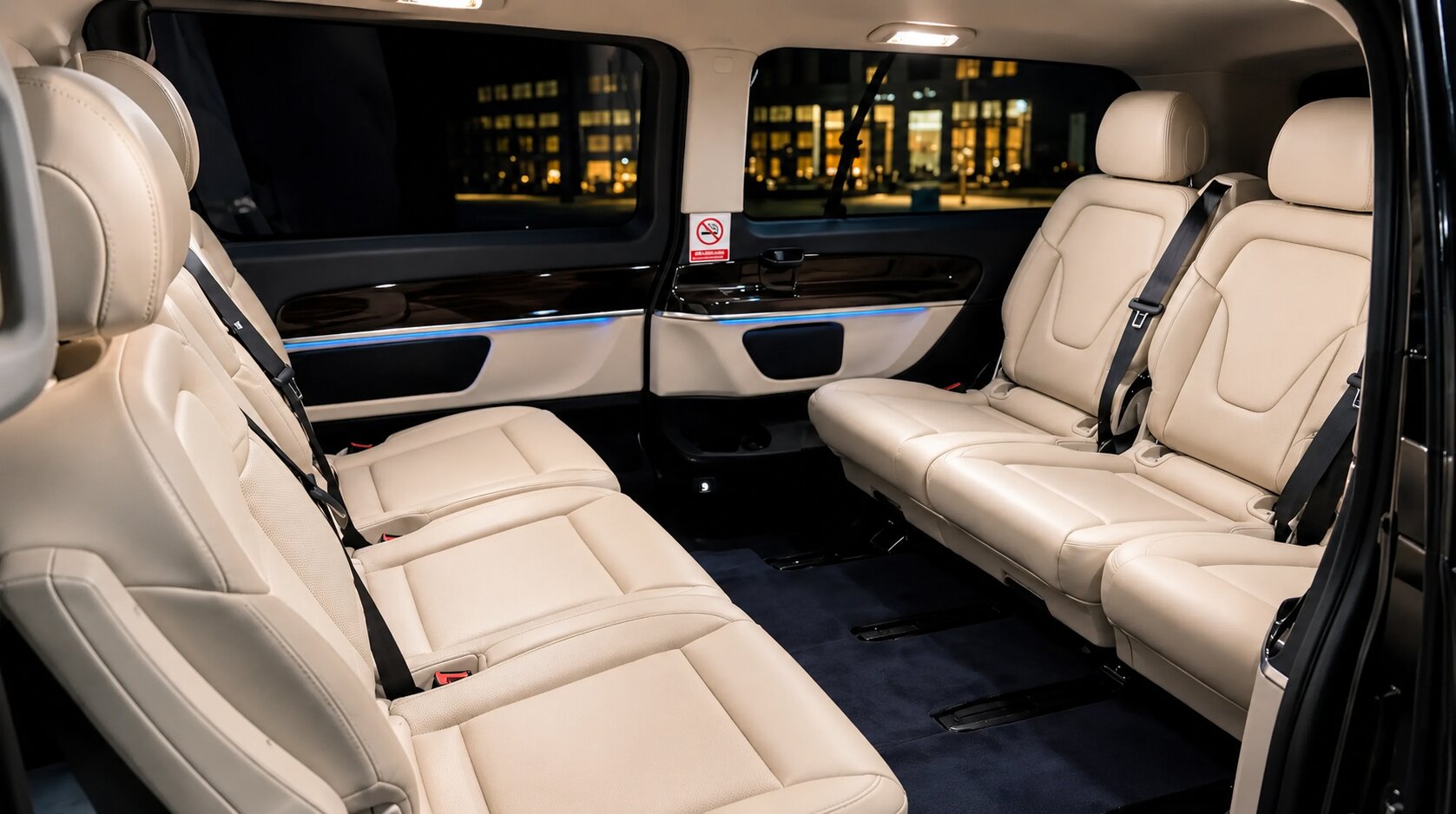 Chauffeured Mercedes V-Class luxury MPV executing private group travel in London