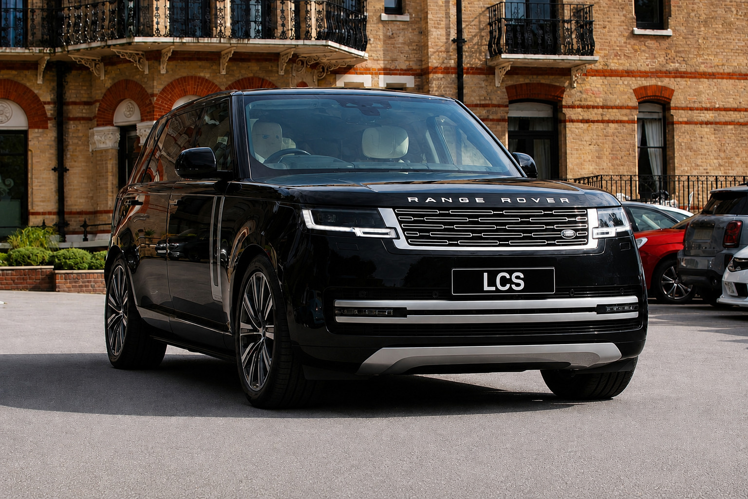 Executive features layout inside a premium Range Rover