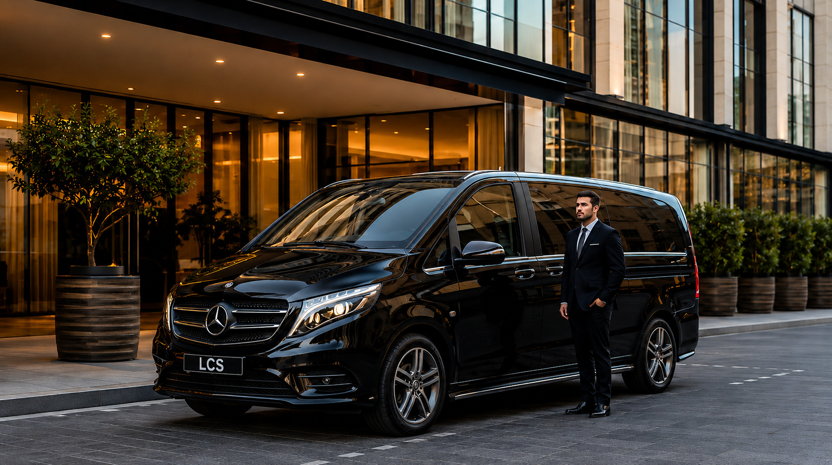 Executive features layout inside a premium Mercedes Benz V-Class