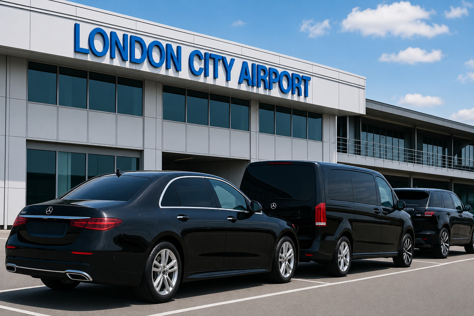 London City Airport Chauffeur Service in action