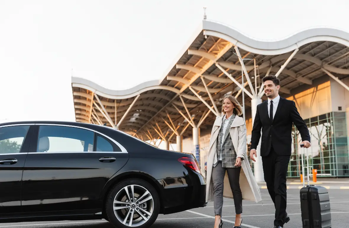 Luxury Mercedes chauffeur vehicle for Stansted Airport London transfers