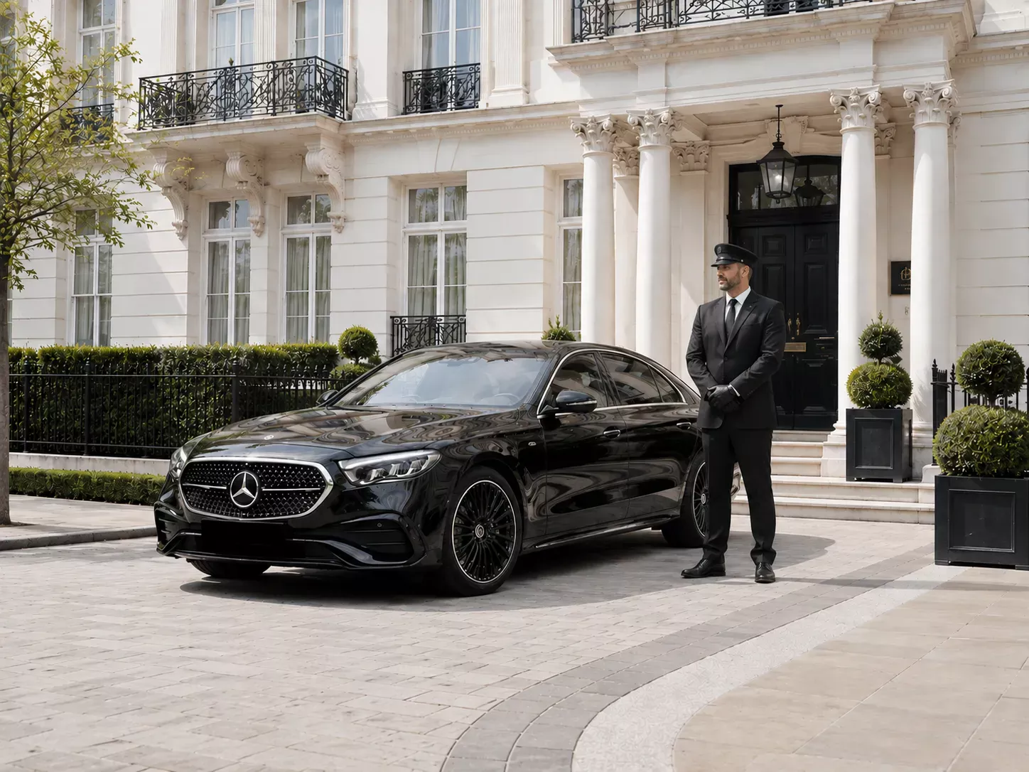 Professional chauffeur service for private client advisors attending meetings in London